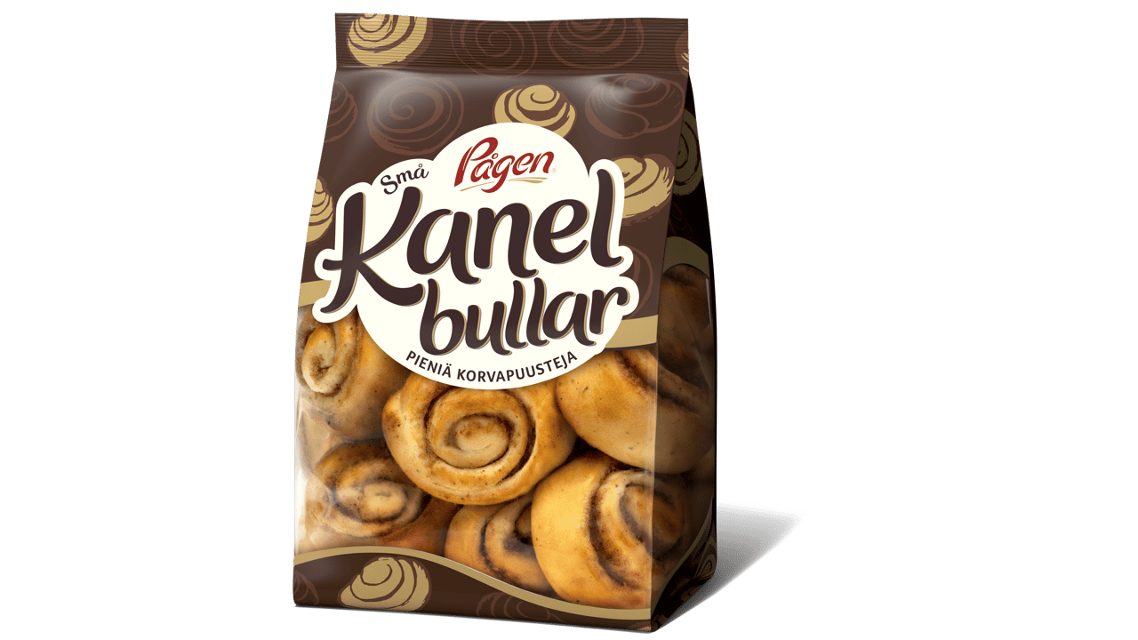 Bilde av Små kanelboller i emballasjen