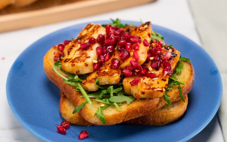 Hot honey Halloumi - Oppskrifter | Pågen