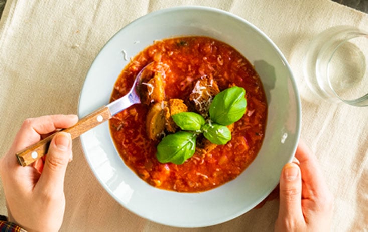 Pappa al pomodoro på Lantgoda surdeigsbrød - Oppskrifter | Pågen