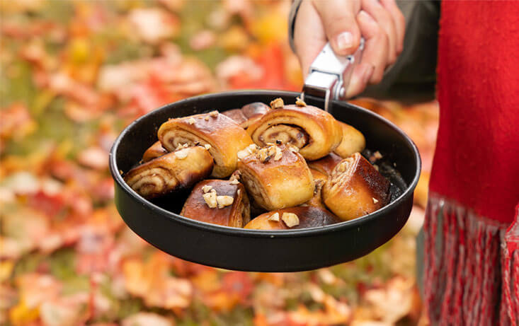 Smørstekte Gifflar med hakkede nøtter - Oppskrifter | Pågen