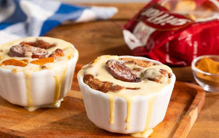 Varm Gifflar-dessert i porsjonsform  - Oppskrifter | Pågen