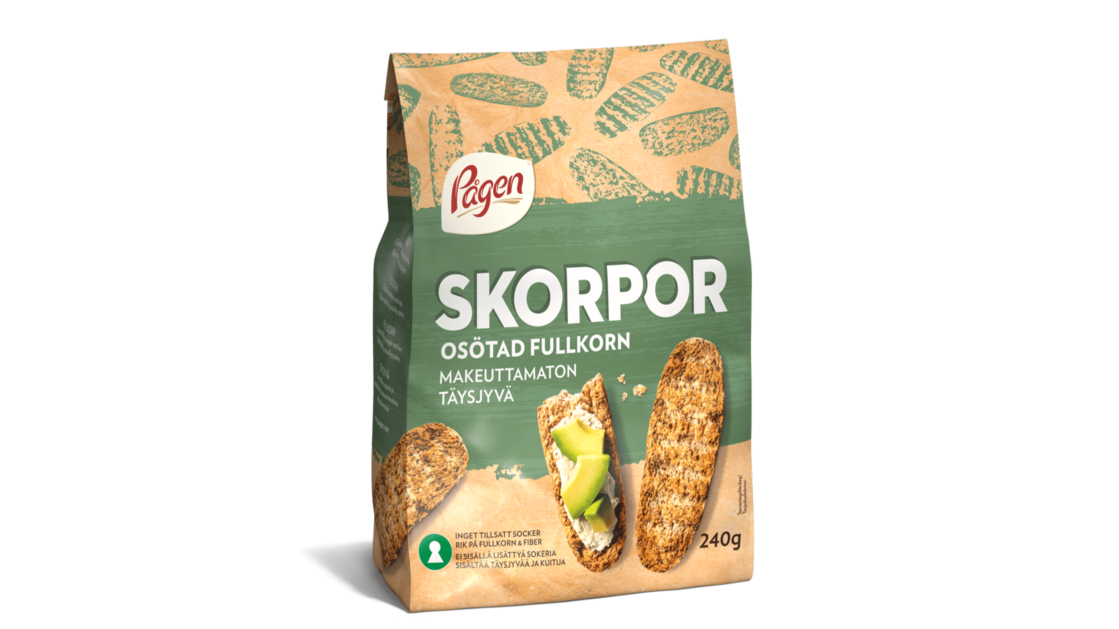 Fullkorn skorper